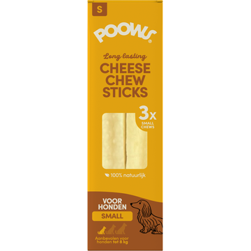 PoOws Kaassticks Small 3 Stuks