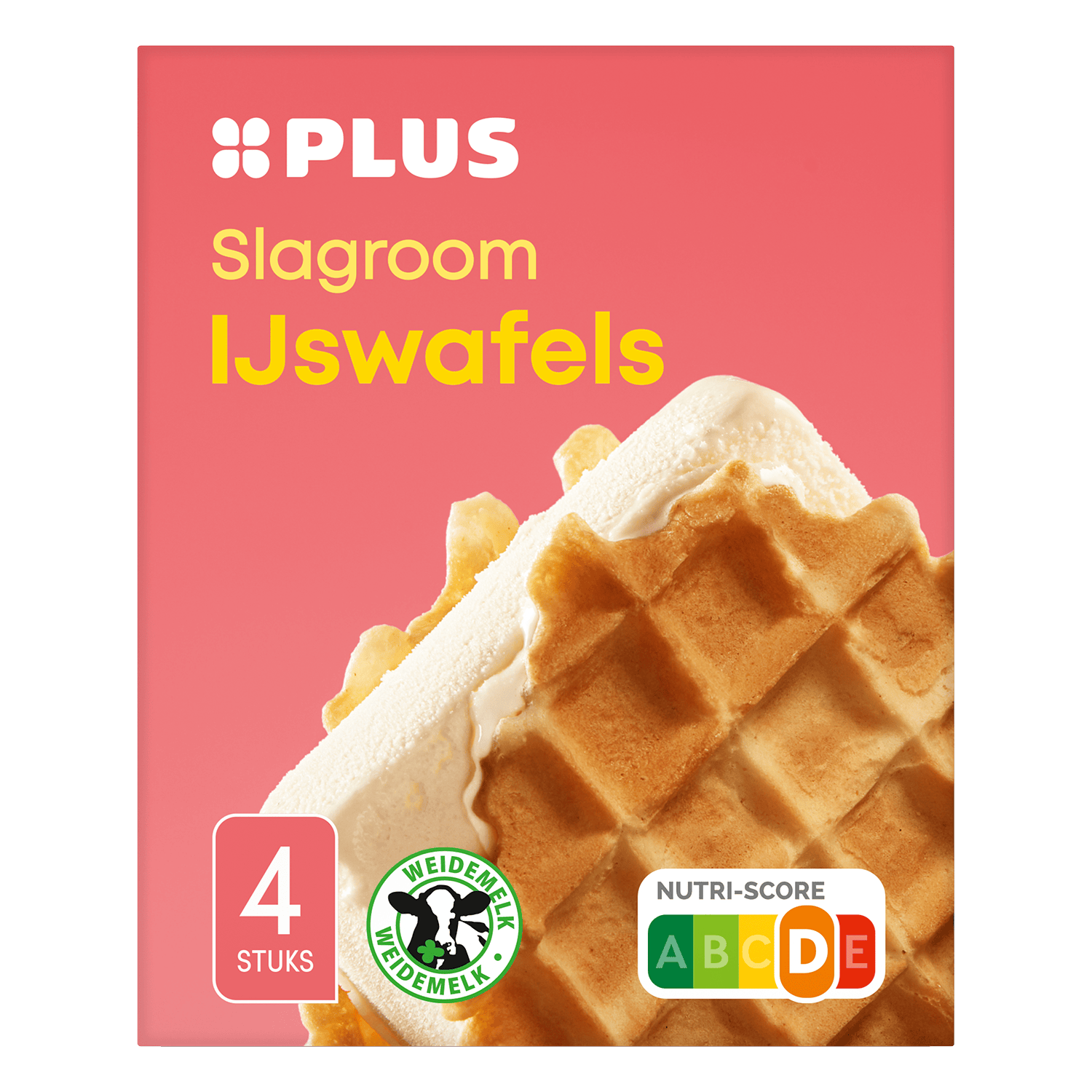 PLUS Slagroom ijswafels
