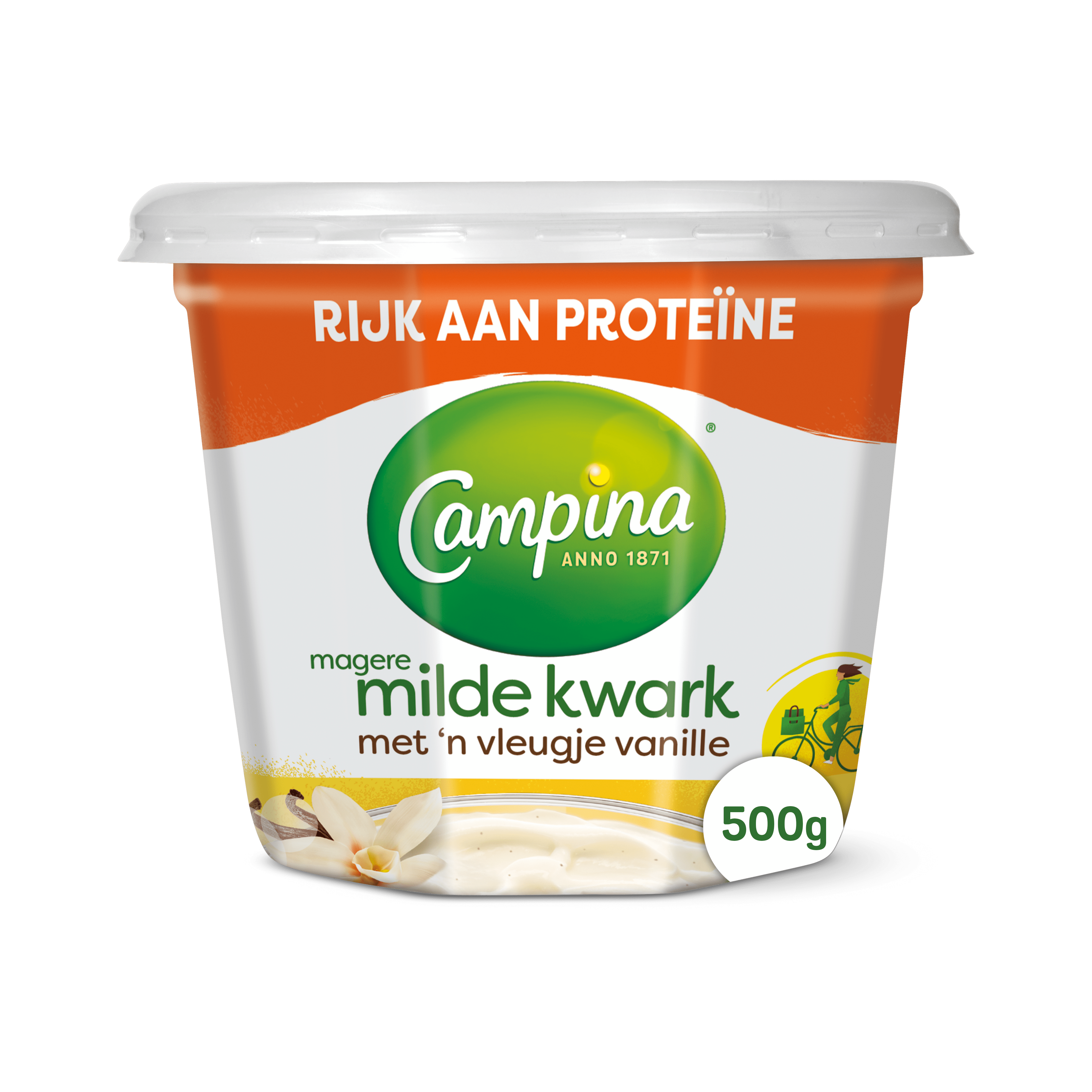 Campina Magere kwark vanille