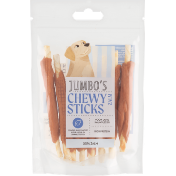 Jumbo's Chewy Sticks Zalm 120 g