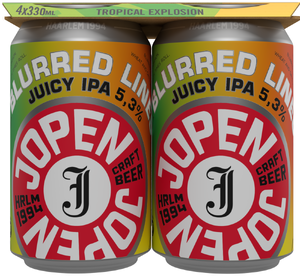 Jopen Blurred Lines 4x330ml Blik
