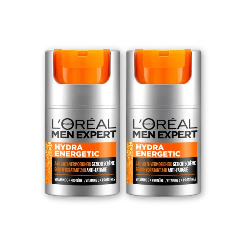 L'Oréal Men Expert Hydra energetic gezichtscrme 2-pack