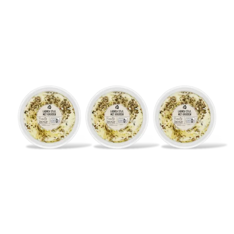 AH Labneh stijl Italiaanse kruiden 3-pack