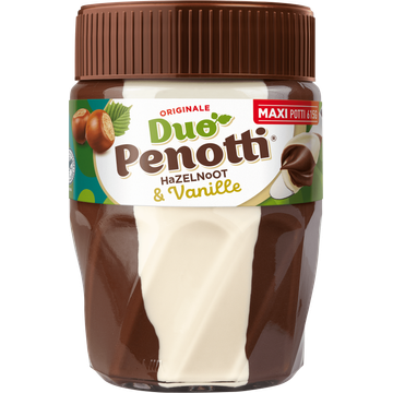 Duo Penotti Hazelnoot & Vanille Maxi Potti 615 g