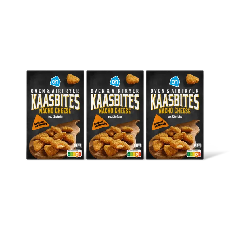 AH Kaasbites nacho cheese 3-pack