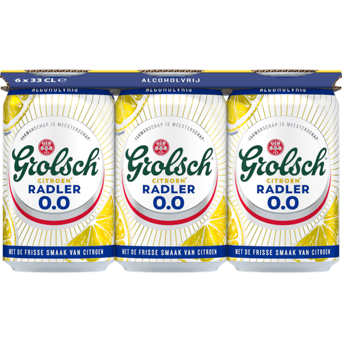 Grolsch Radler alcoholvrij citroen 6x33 cl