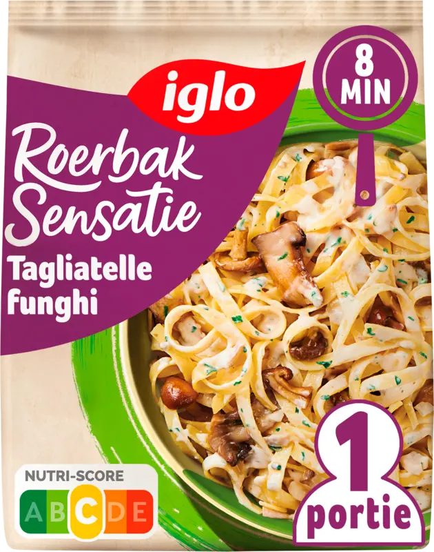 Iglo Roerbak sensatie tagliatelle funghi