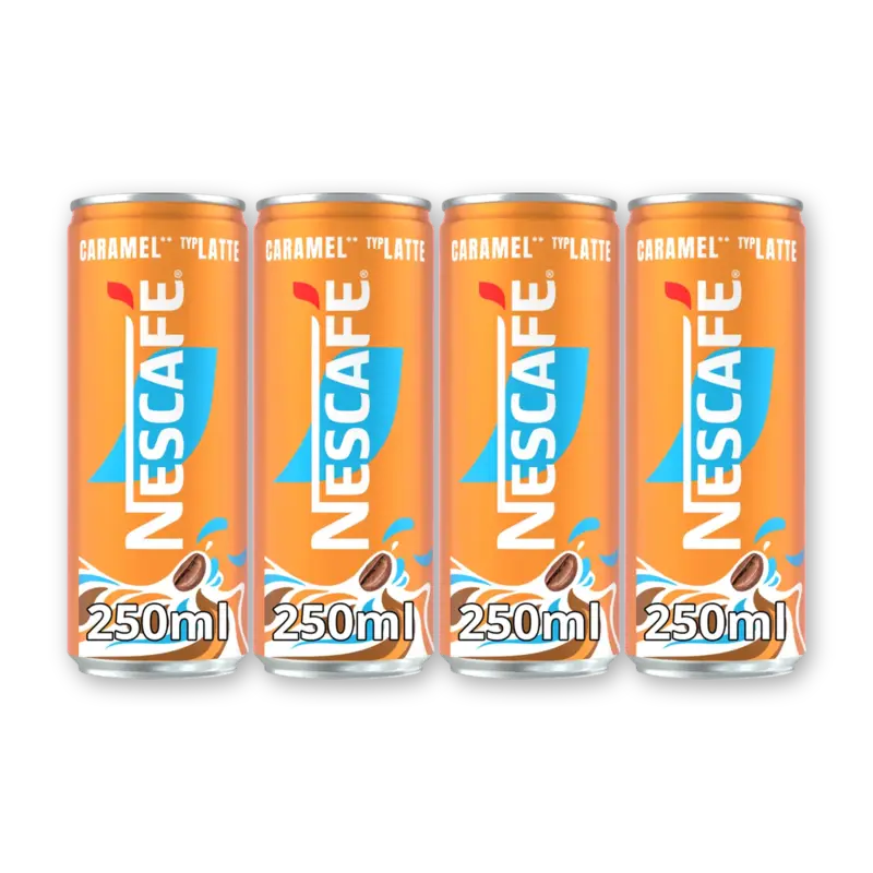 Nescafé Latte caramel 4-pack