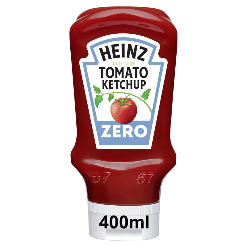 Heinz Tomato ketchup zero toegevoegde suikers