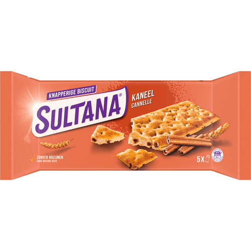 Sultana Knappers kaneel 5x 3st.