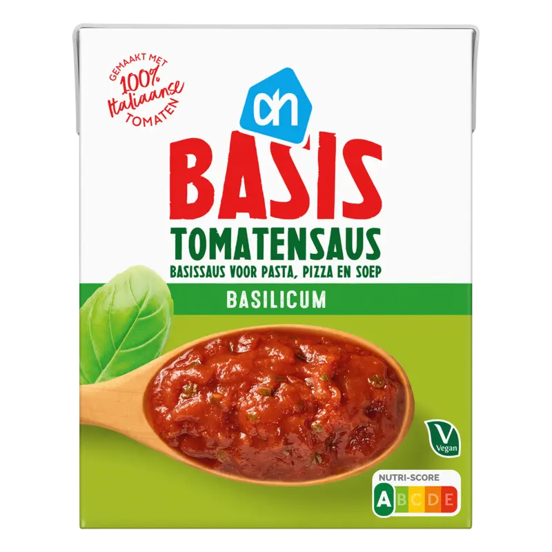 AH Basis tomatensaus basilicum