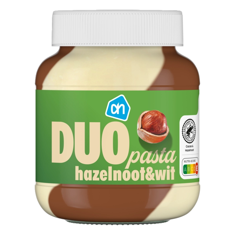 AH Duopasta hazelnoot wit