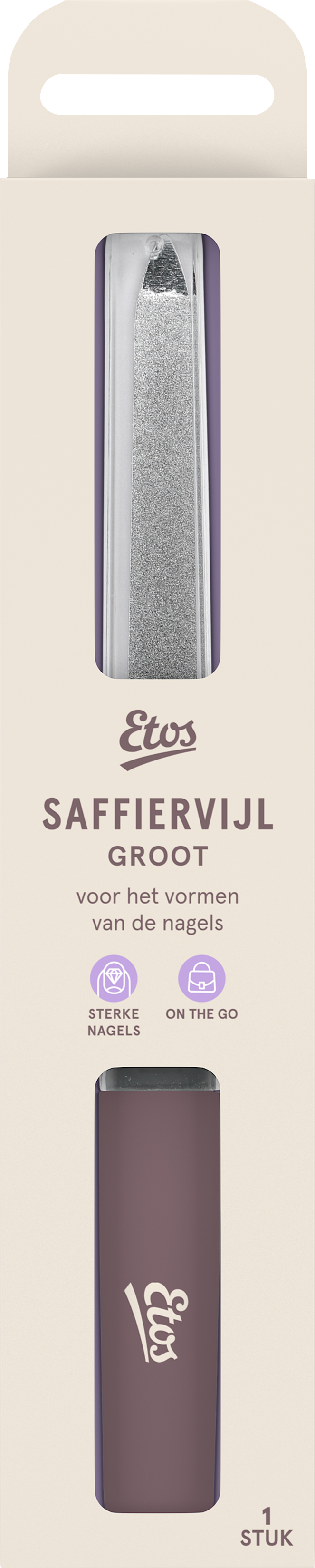 Etos Saffieren Nagelvijl Groot
