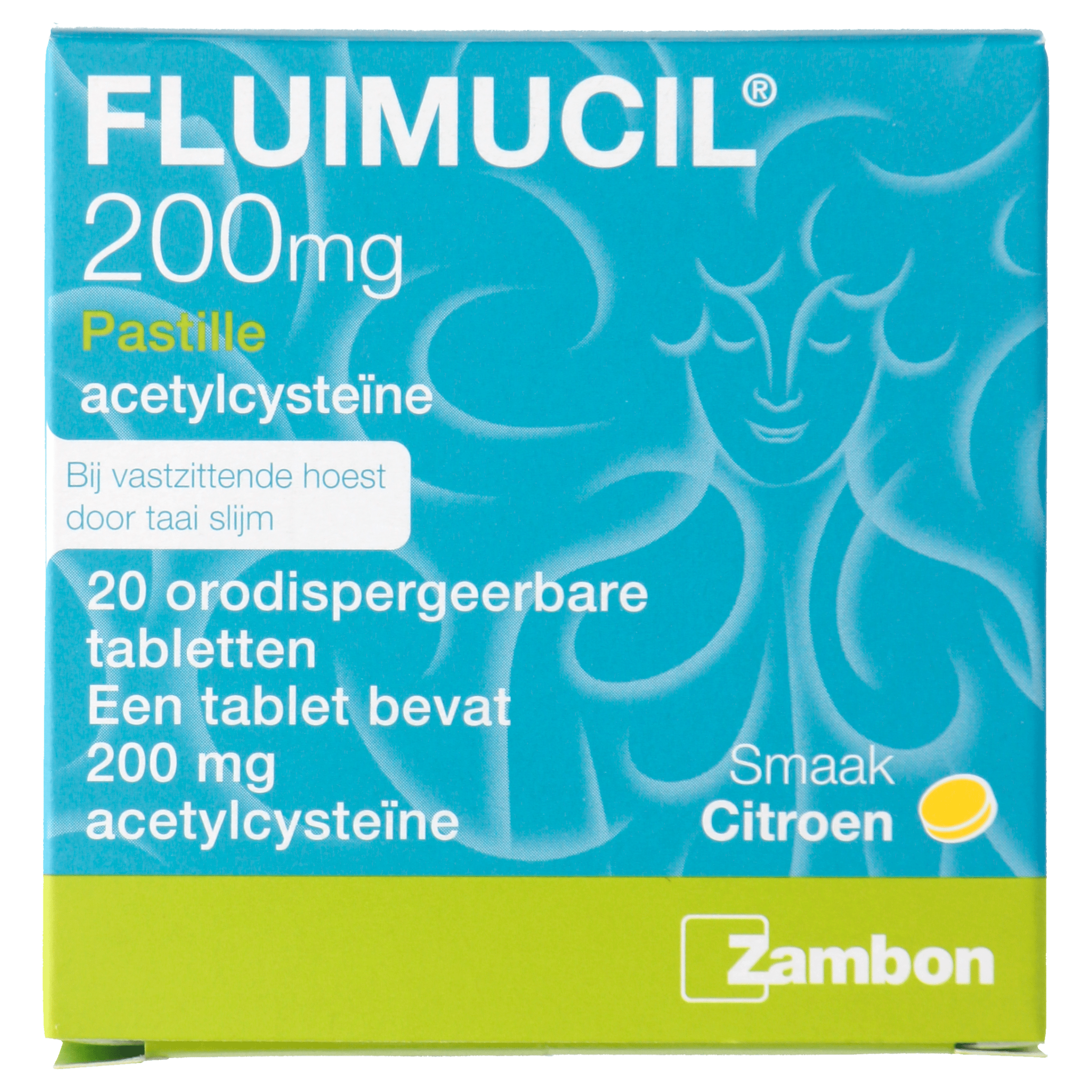 Fluimucil Hoestpastiles 200 mg