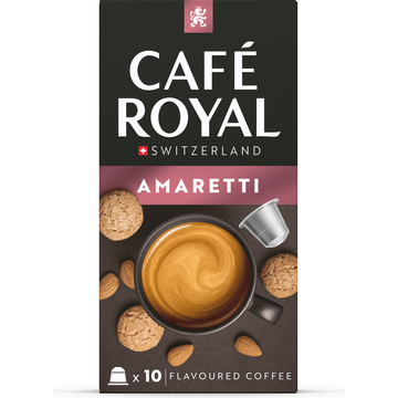 Café Royal Amaretti Flavoured Coffee 10 Capsules 50 g