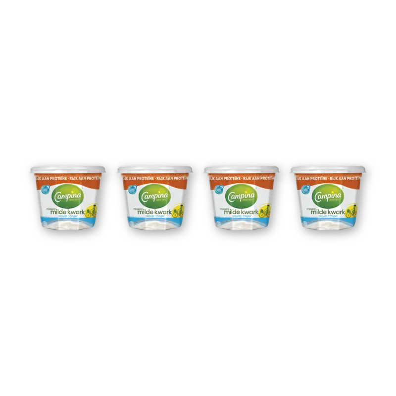 Campina Magere milde kwark naturel 4-pack