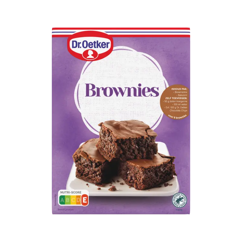 Dr. Oetker Mix voor brownies choco