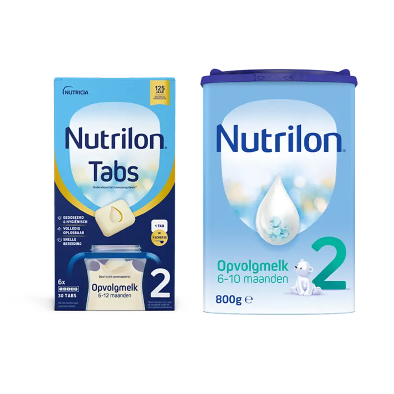 Nutrilon Tabs 2 + Opvolgmelk 2 800 gr pakket