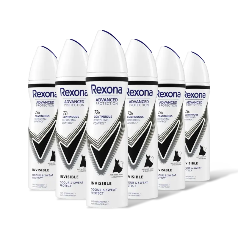 Rexona Invisible diamond anti-transpirant 6pack