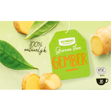 Jumbo Groene Thee Gember 20 Stuks 34 g