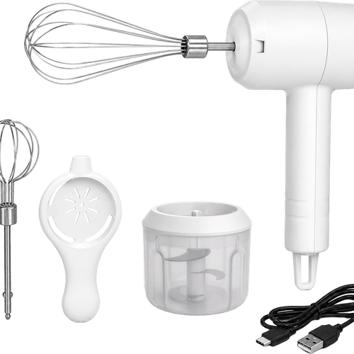 Groentehakker-mixer oplaadbaar