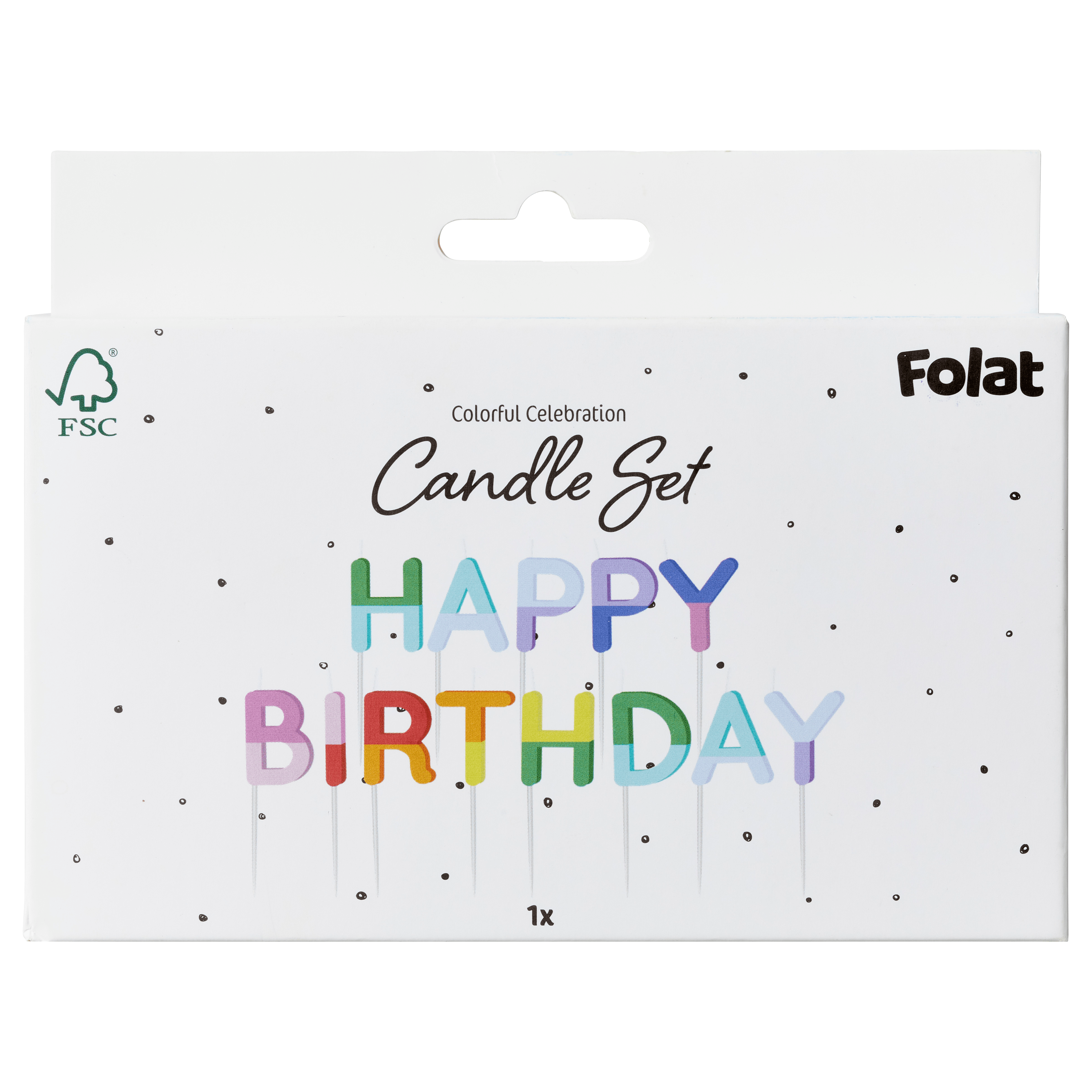 Folat Kaarsen HAPPY BIRTHDAY