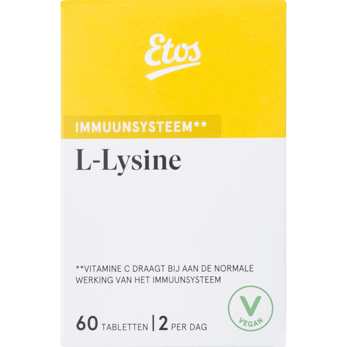 Etos L-Lysine 500 MG Tabletten 60 stuks
