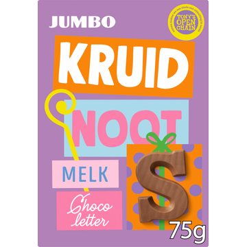 Jumbo Chocoletter S Melk Kruidnoot 75 g