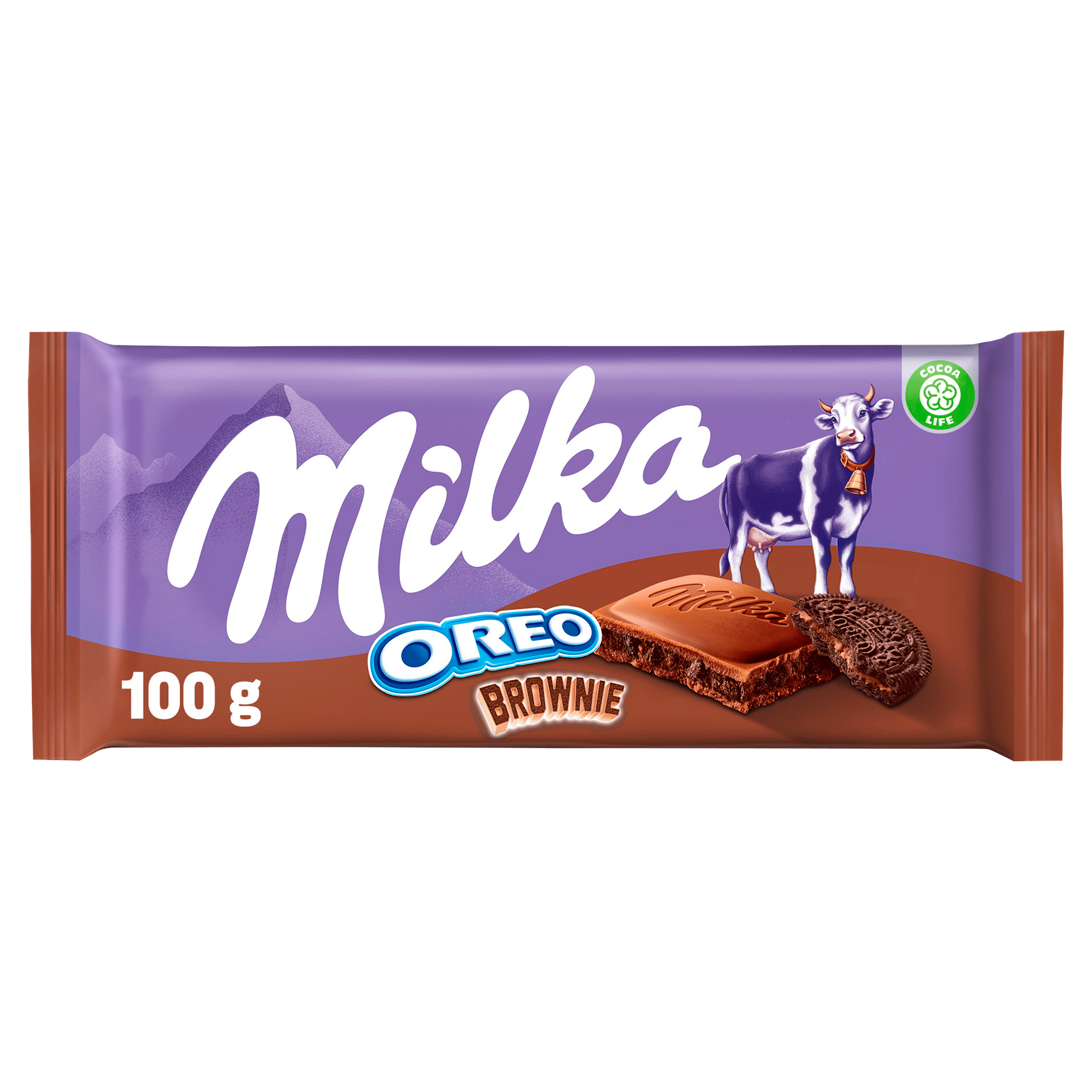 Milka Chocoladereep Oreo Brownie