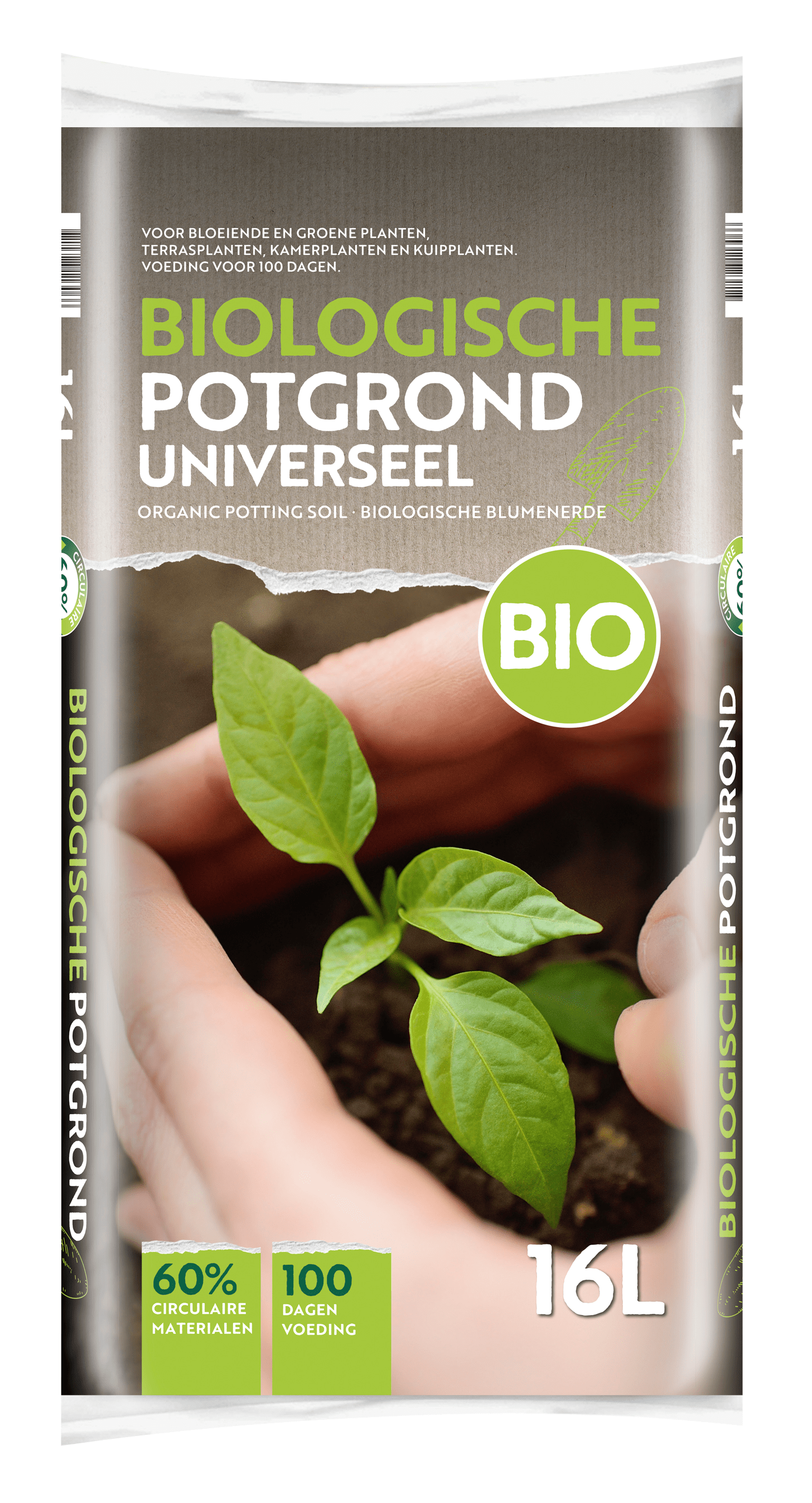 Merkloos Potgrond 100% Bio