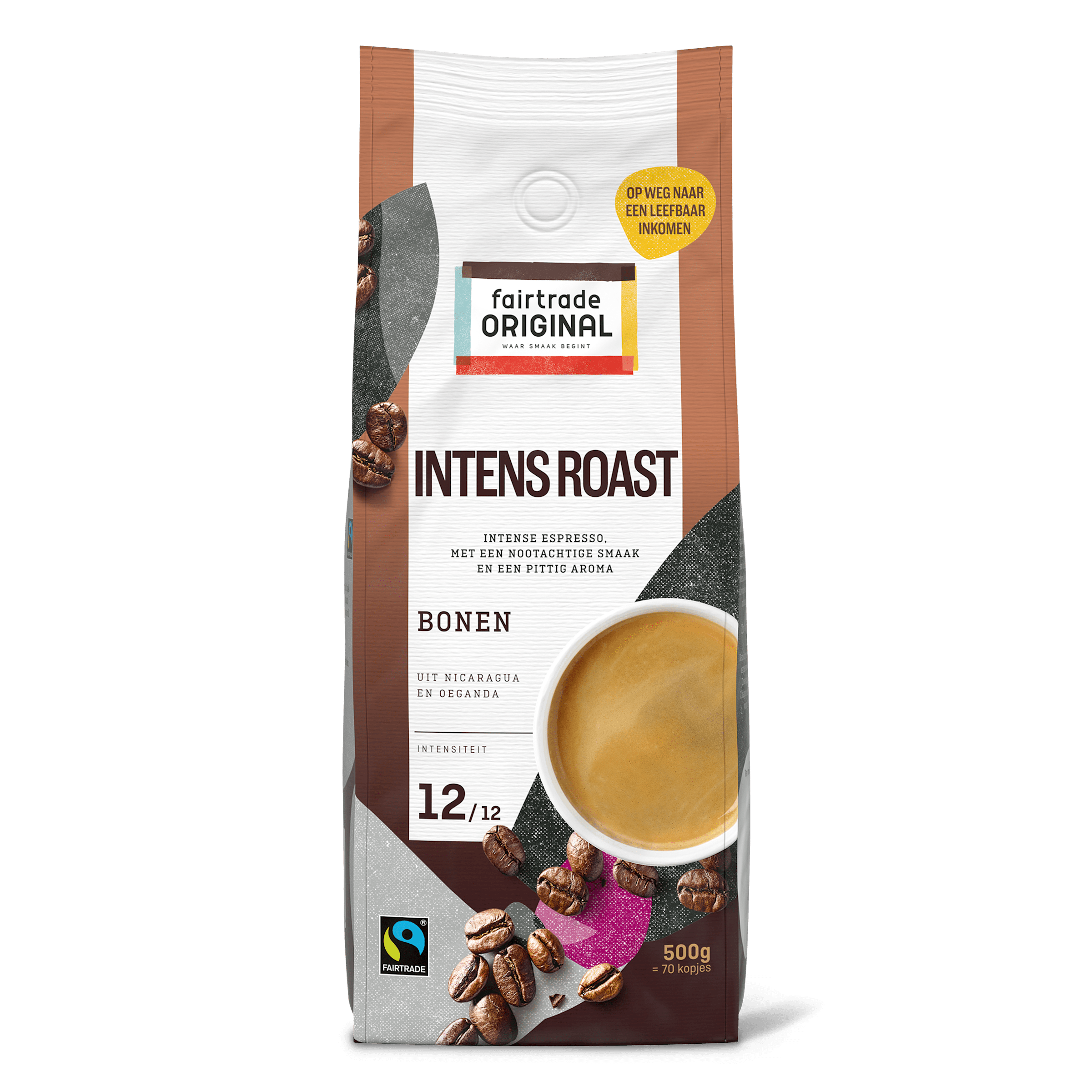 Fairtrade Original Intens roast 12 koffiebonen