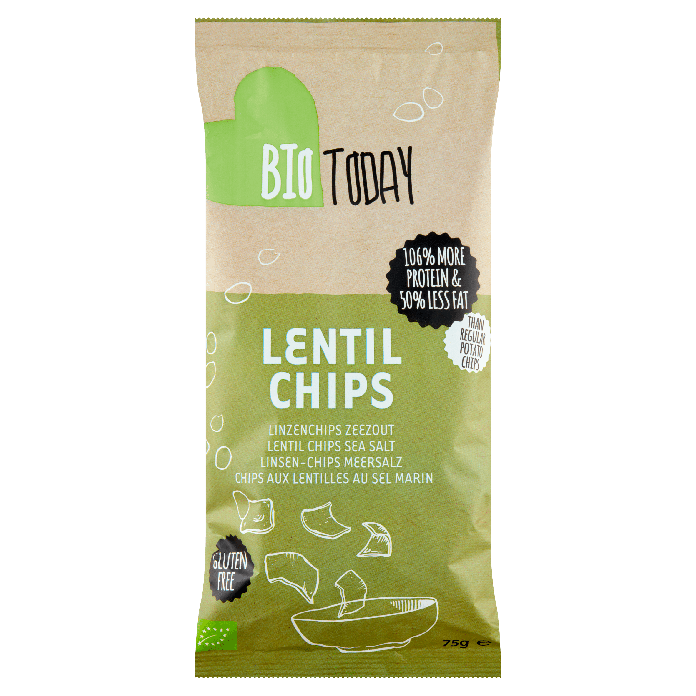 BioToday Linzenchips zeezout bio
