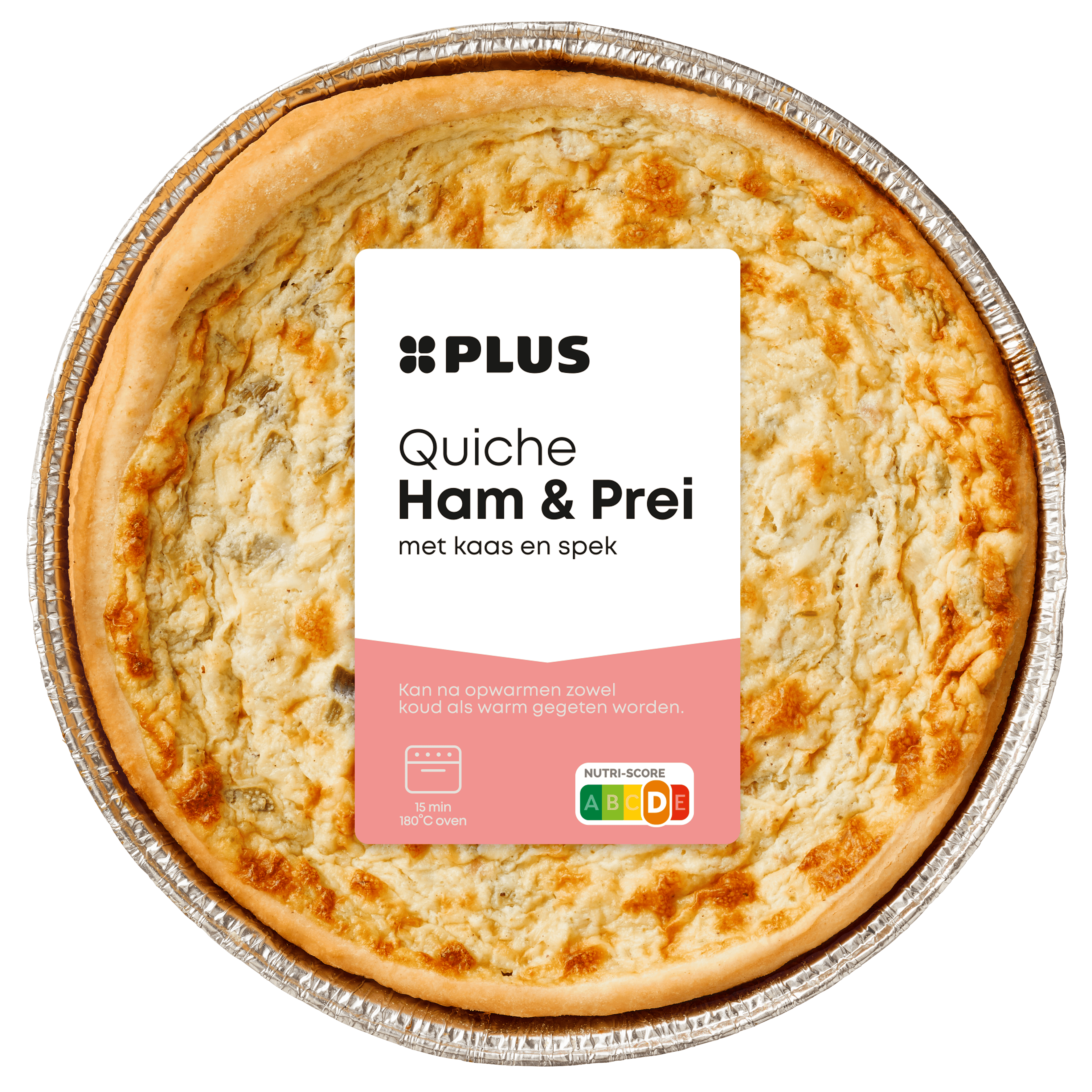 PLUS Quiche ham prei