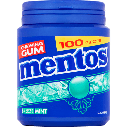Mentos Kauwgom breezemint XL 100 stuks