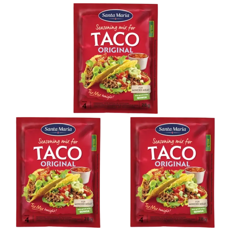 Santa Maria Kruidenmix taco 3-pack