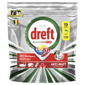 Dreft Vaatwas Platinum + Lemon