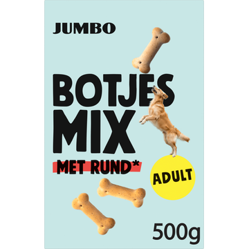 Jumbo Hondensnacks Botjesmix Adult Rund 500 g