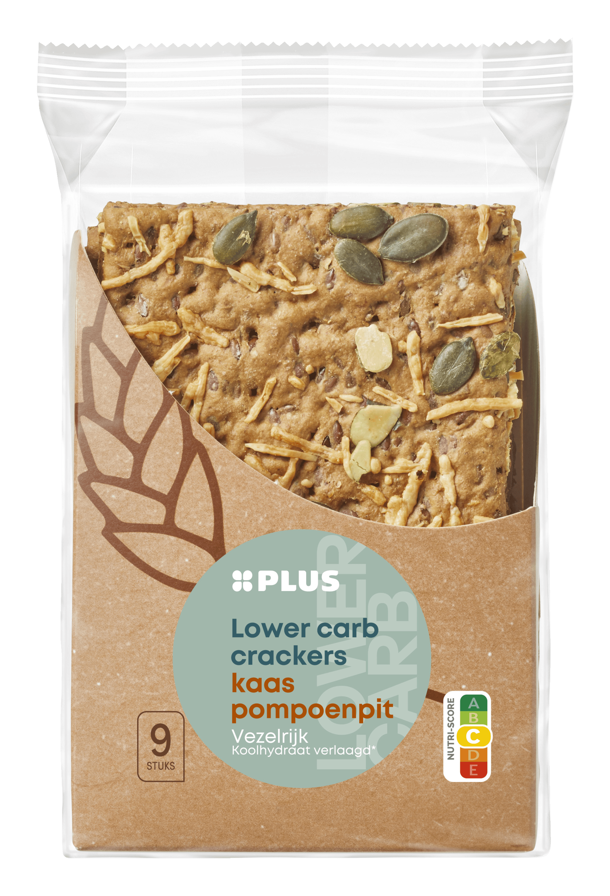 PLUS Lower carb cracker pompoen 7st