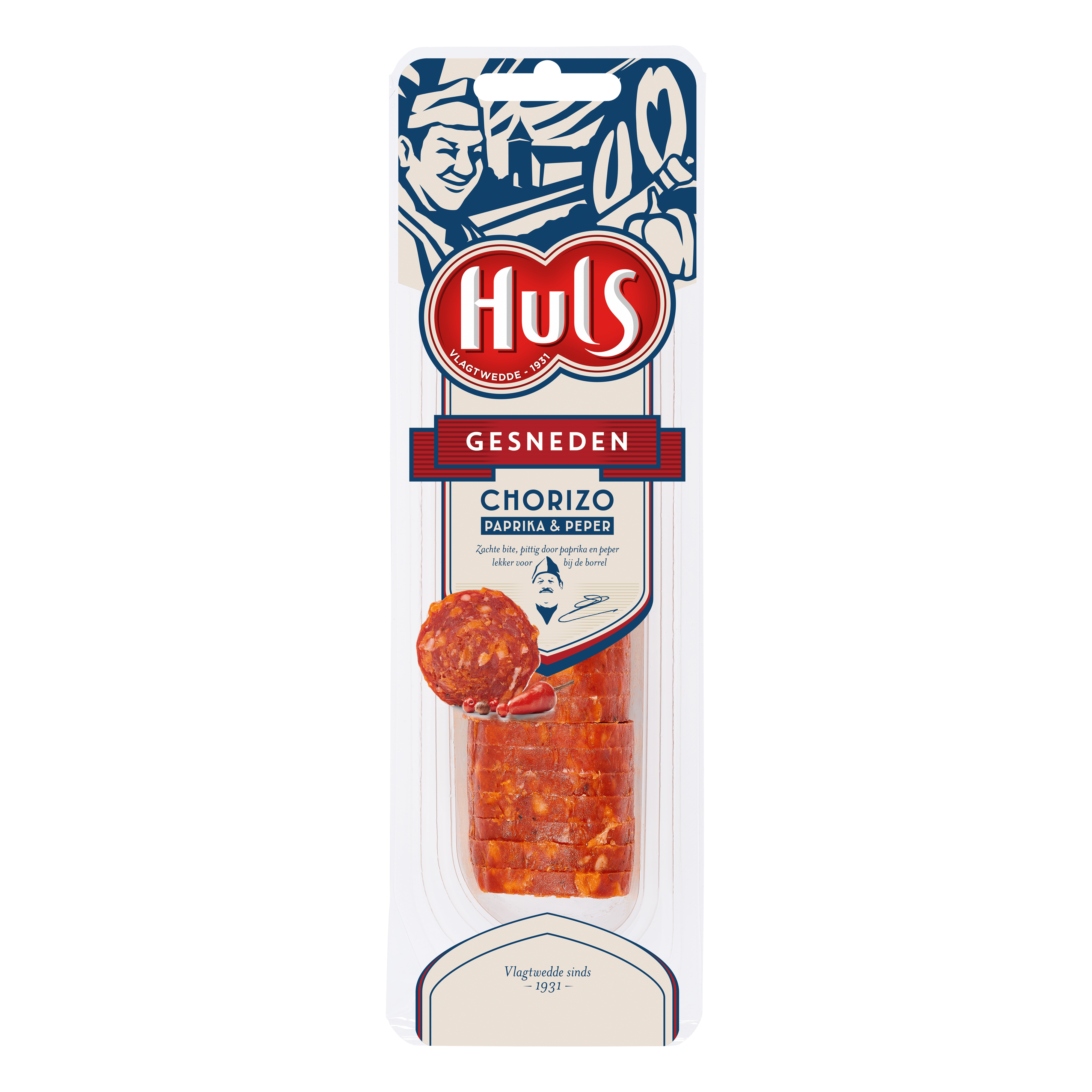 Huls Gesneden chorizo