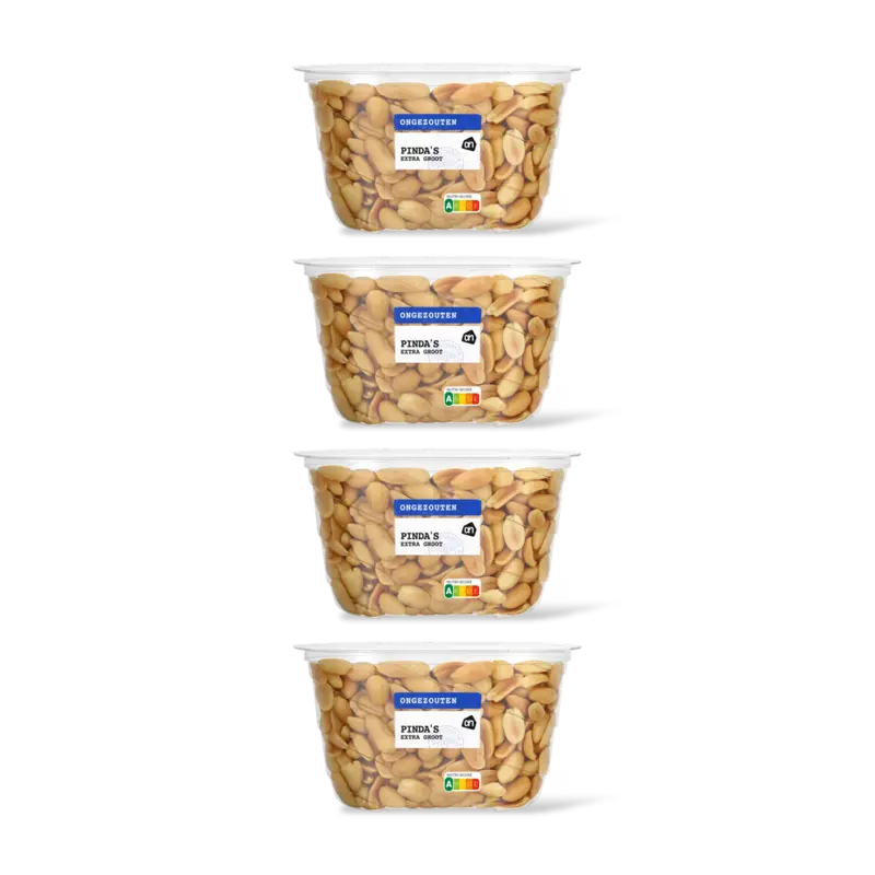 AH Pinda's extra groot ongezouten 4-pack