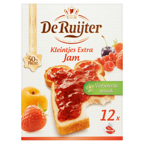 De Ruijter Jam kleintjes extra 12 stuks
