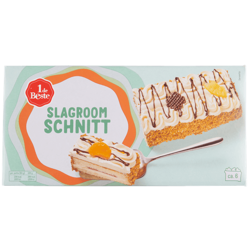 1 de Beste Slagroom schnitt