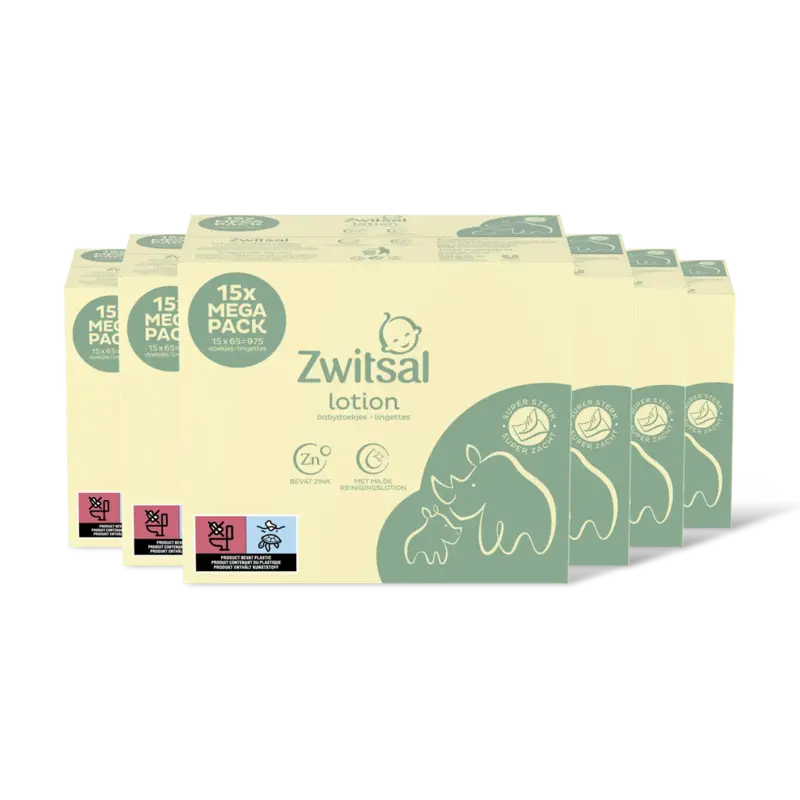 Zwitsal Lotion billendoekjes voordeelpak 6-pack