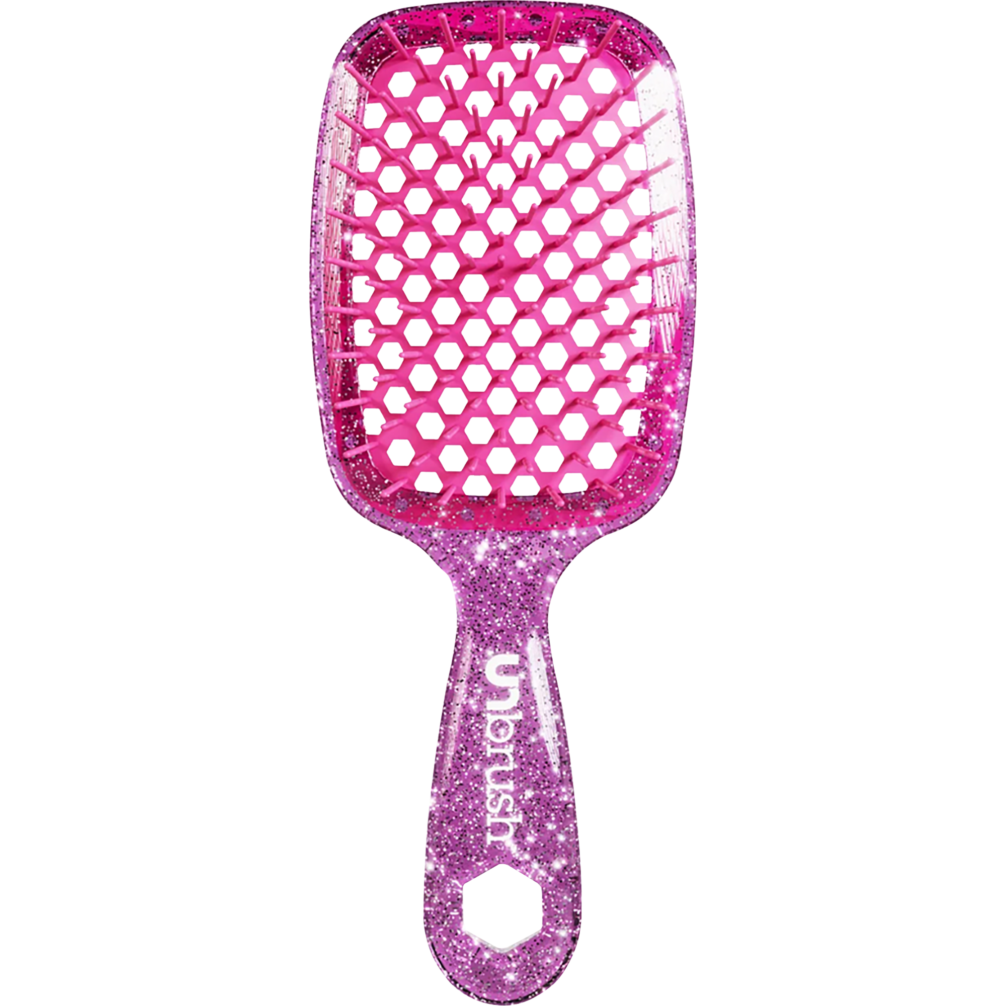 UNbrush Detangling Hair Brush Rose Quartz Pink 1 stuk