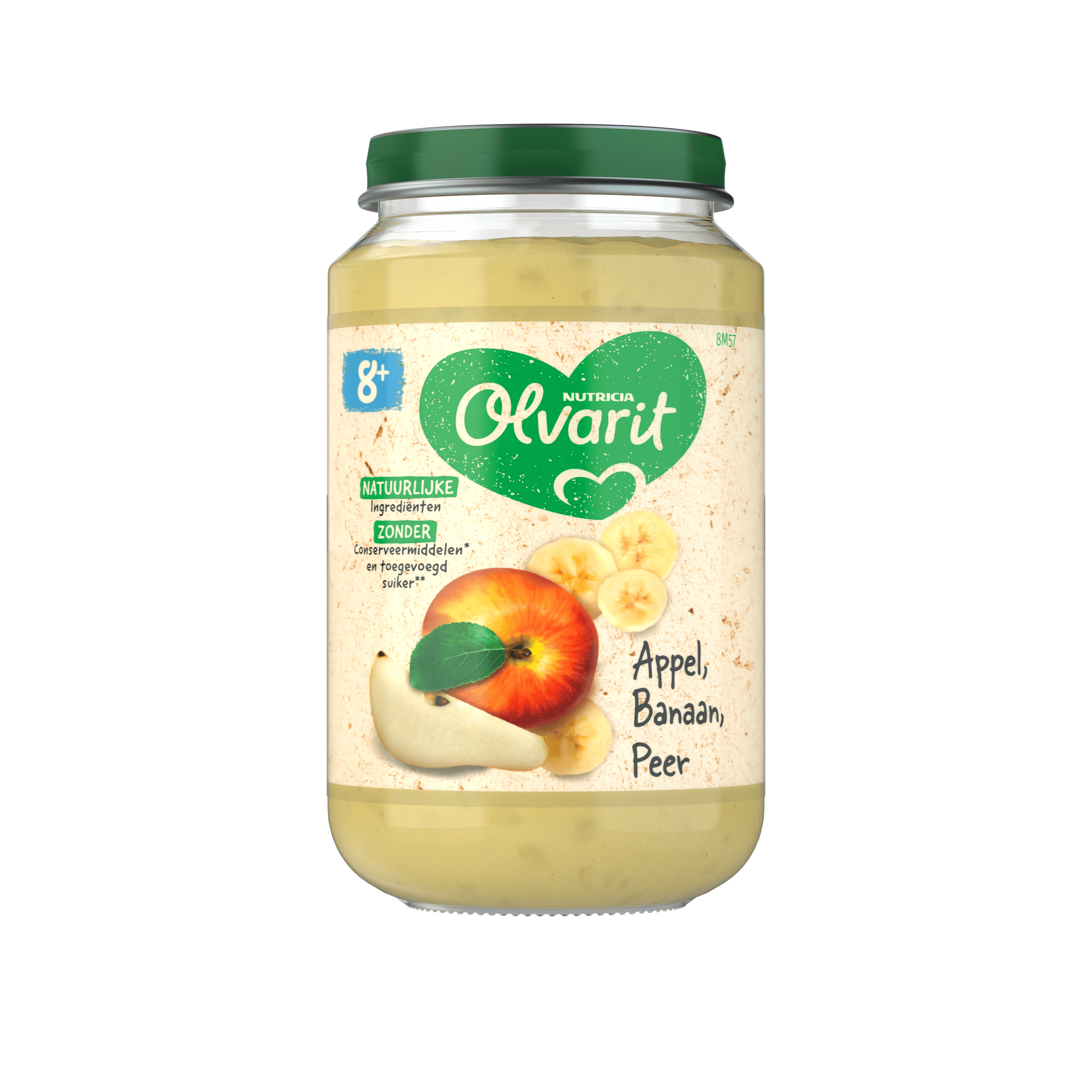 Olvarit 8+mnd Appel Banaan Peer
