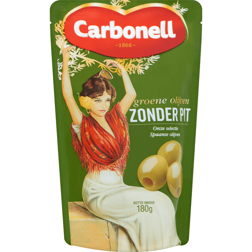 Carbonell Groene olijven zonder pit