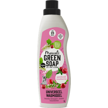 Marcel's Green Soap universeel wasmiddel Patchouli & Cranberry - 23 Wasbeurten
