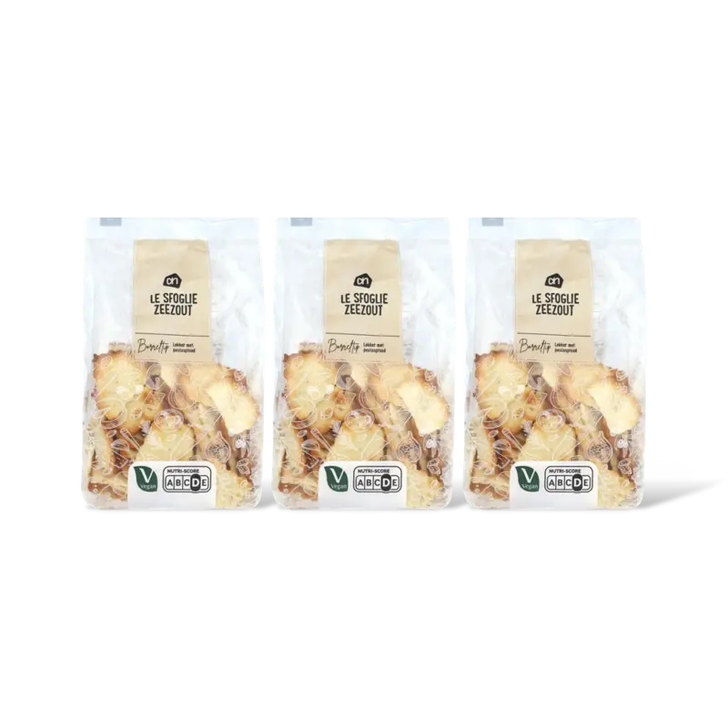 AH Le sfoglie zeezout 3-pack
