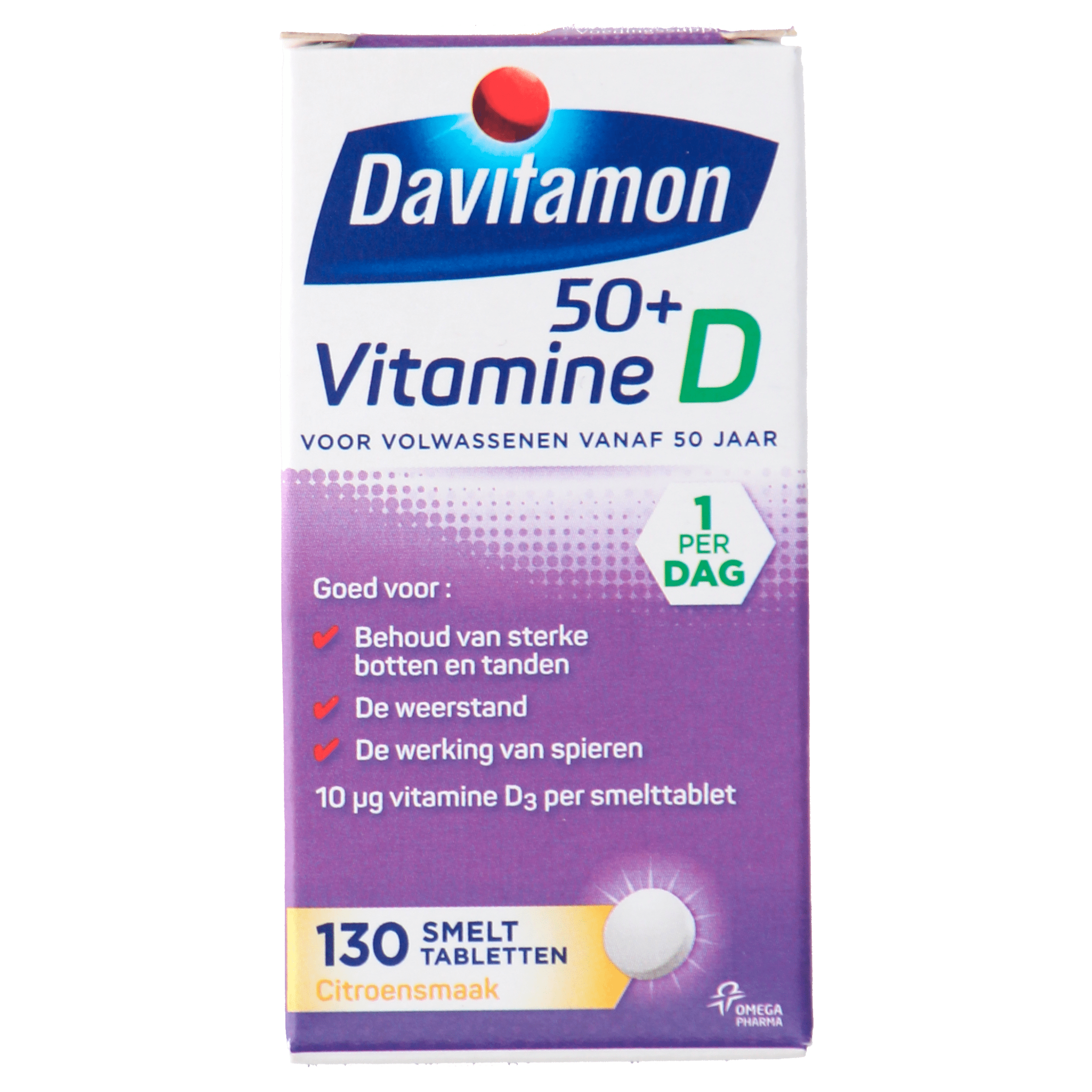 Davitamon Vitamine D 50+ smelttablet