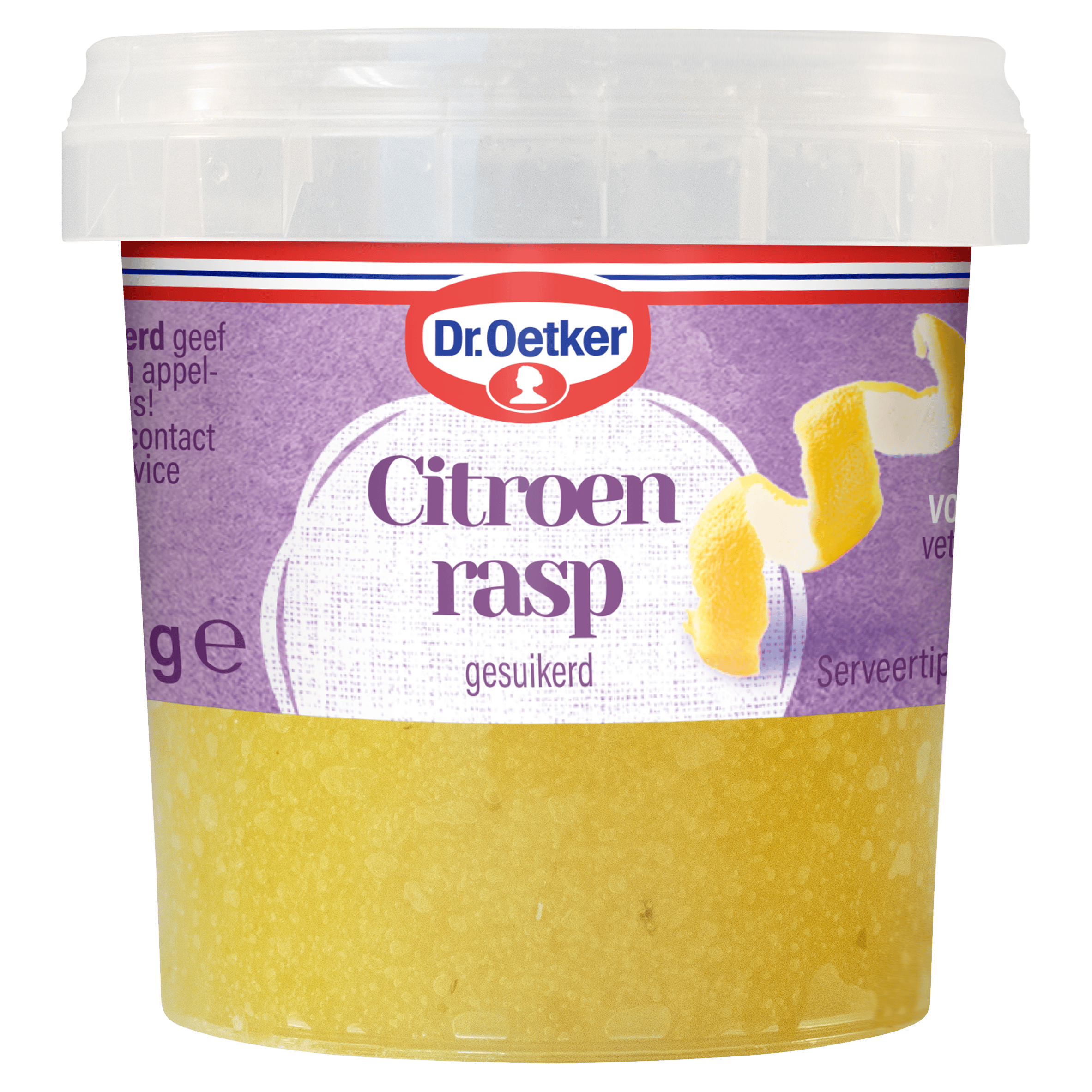 Dr. Oetker Citroenrasp gesuikerd